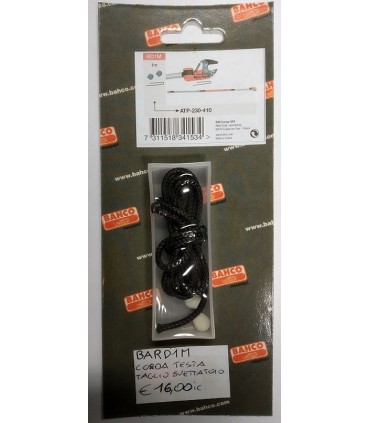 Ricambio corda testa taglio RD1M per svettatoio Bahco ATP-230-410