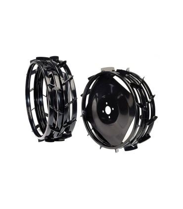 COPPIA RUOTE METALLICHE PER TRINCIASARMENTI NIBBI NTS 65