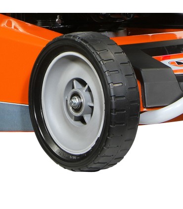 RASAERBA OLEO-MAC LUX 55HXF,TAGLIO 53CM,PROFESSIONALE,TRAZIONE A 3 MARCE,FRENO LAMA,MOTORE HONDA GXV160,PESO 63KG.