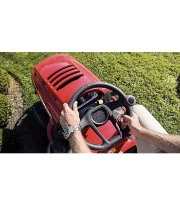 TRATTORINO HONDA HF2417HM, AVANZAMENTO IDROSTATICO,LARGHEZZA TAGLIO 102 CM BILAMA, MOTORE GCV530 BENZINA, BICILINDRICO,RACCOLTA/