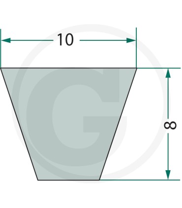 CINGHIA AVX10X1275 CONTITECH - 587AVX10X1275