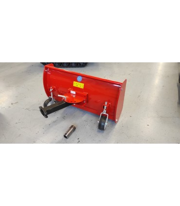 LIVELLA FRONTALE ROGA LM9,LARGHEZZA  CM 90 PER 10 HP, CON SPOSTAMENTO MANUALE, SPONDE LATERALI E RUOTE REGOLAZIONE. -LM9-