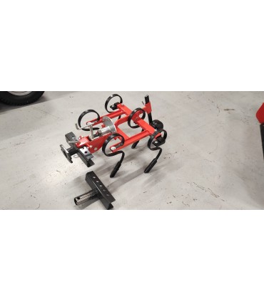 ESTIRPATORE ROGA  A 5 MOLLE MODELLO EM5MC CON ATTACCO PER MOTOCOLTIVATORE CON FLANGIATURA STANDARD PESO 26KG