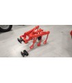 ESTIRPATORE REGISTRABILE ROGA EM7RC A 7 ANCORE COMPLETO DI ATTACCO PER MOTOCOLTIVATORE CON FLANGIATURA STANDARD,PESO  36KG.