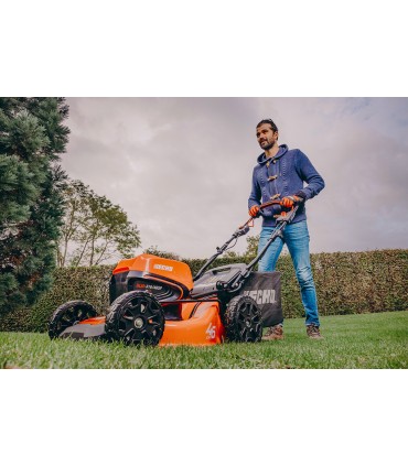 RASAERBA ECHO A BATTERIA 40V,TAGLIO 46CM,A TRAZIONE,PESO 27,6KG. -DLM310/46SP-