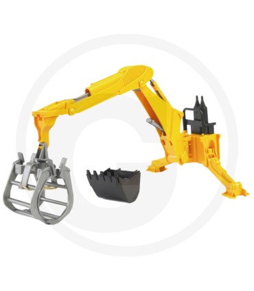 BRUDER RETROESCAVATORE CON BENNA U02338