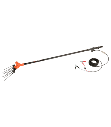 SCUOTIOLIVE BAHCO BCL51 A BATTERIA 12V CON ASTA ALLUMINIO MT. 2,3 CON PROLUNA DA MT 1 CON 14 MT DI CAVO PESO 1,22 KG. -BCL51