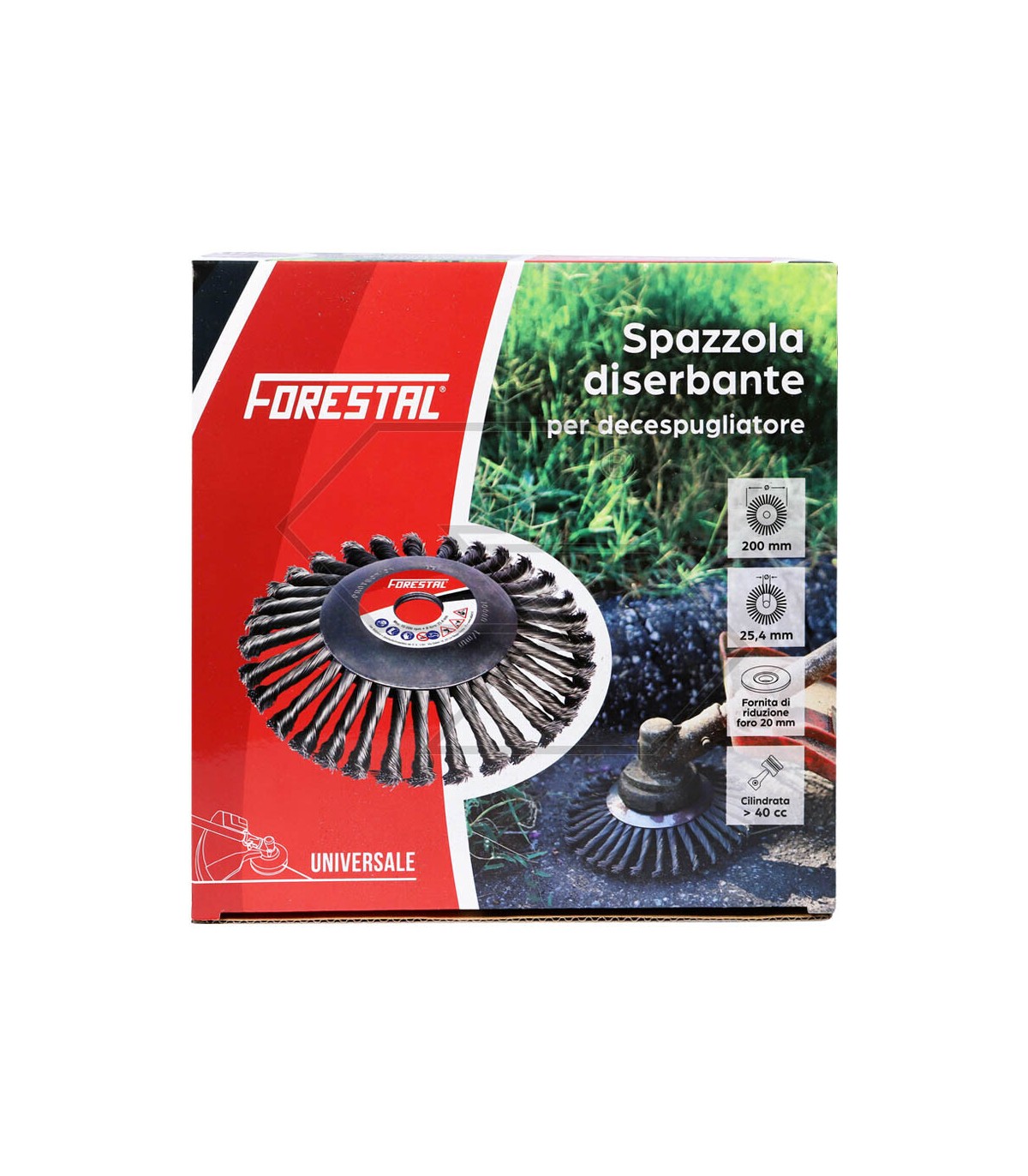 Spazzola eco - b2000 - per decespugiatore