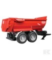 BRUDER RIMORCHIO TANDEM ROSSO KRAMPE - 2225