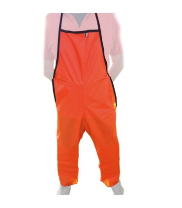 SALOPETTE ARANCIONE PER DECESPUGLIATORE PROTEZIONE SULLE GAMBE - 6007-