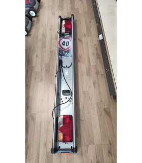 BARRA LUCI REMP PER RIMORCHIO AGRICOLO LARGA 1700mm COMPLETA DI CAVO E SPINA  LUNGO 7000mm -01186000-