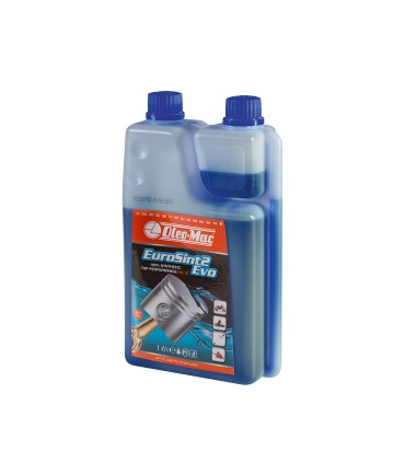 OLIO MISCELA 2T OLEO-MAC EUROSINT 2EVO CON DOSATORE, FLACONE 1 LT,JASO FD ISO L-EGD -3555019A-