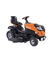 TRATTORINO OLEO-MAC 99L/14,5K,SCARICO LATERALE BILAMA DA 99CM + MULKING,AVANZAMENTO IDROSTATICO,MOTORE EMAK K1450 14,5CV,PESO 17