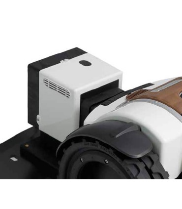AMBROGIO ROBOT 4.36 ELITE 4WD,POWER UNIT ULTRA MEGA 15A/10,3A,TAGLIO 7000MQ,SISTEMA GPS/GSM,BATTERIA 25,9V 15AHAH,PESO 18,8KG. A