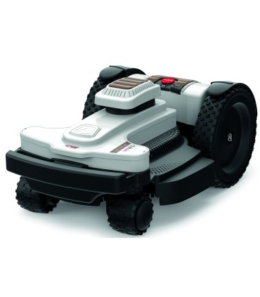 AMBROGIO ROBOT 4.36 ELITE 4WD,POWER UNIT ULTRA MEGA 15A/10,3A,TAGLIO 7000MQ,SISTEMA GPS/GSM,BATTERIA 25,9V 15AHAH,PESO 18,8KG. A
