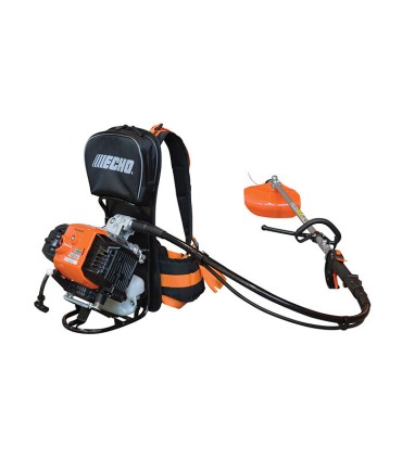 DECESPUGLIATORE SPALLEGGIATO ECHO RM520ES,PROFESSIONALE,CILINDRATA 50CC,POTENZA 2,94CV,PESO 12 KG,TESTINA BATTI E VAI. -RM520ES-