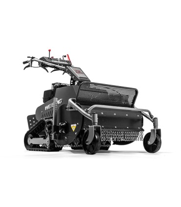 TRINCIAERBA CINGOLATO WEIBANG WBGT6813TE,68 CM LAVORO,AVANZAMENTO E-HYBRID CON MOTORI ELETTRICI,PIANALE UOMO A BORDO,MOTORE BENZ