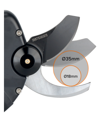 FORBICE ELETTRICA DA POTATURA BAHCO BCL235,TAGLIO35MM,2 BATTERIE E CARICABATTERIA COMPRESI,PESO 0,97 KG CON BATTERIA - BCL235-