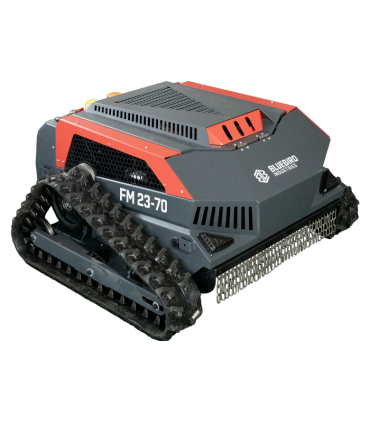 DISTRUGGIERBA  BLUE BIRD RADIOCOMANDATO CONTROLLO REMOTO MODELLO FM 23-70,CINGOLATO,MOTORE BENZINA 12CV,TAGLIO 70 CM,AVANZAMENTO