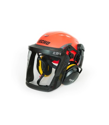 ELMETTO KASK ECHO PLUS COMPLETO DI CUFFIE E VISIERA A RETE - 701371