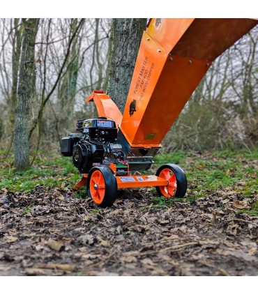 BIOTRITURATORE FOREST MASTER FM14DDES,CIPPABILE MASSINO 10 CM,MOTORE A BENZINA 14CV AVVIAMENTO ELETTRICO,SISTEMA TAGLIO A TAMBUR