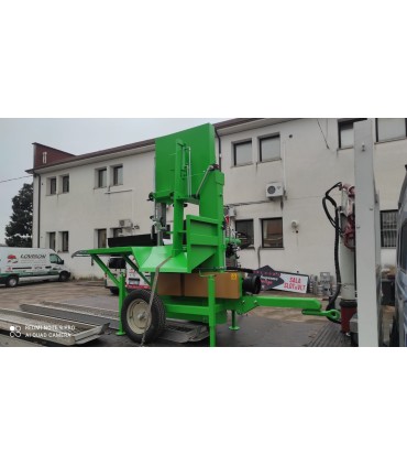 SERIE COMBINATA COMAP 800P CON SPACCALEGNA IDRAULICO ORIZZONTALE,MOLTIPLICATORE,CARRELLATA COMPLETO DI PROLUNGA PER PIANO