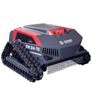 DISTRUGGIERBA  BLUE BIRD RADIOCOMANDATO CONTROLLO REMOTO MODELLO FM 24-70,CINGOLATO,MOTORE BENZINA 12CV,TAGLIO 70 CM,AVANZAMENTO