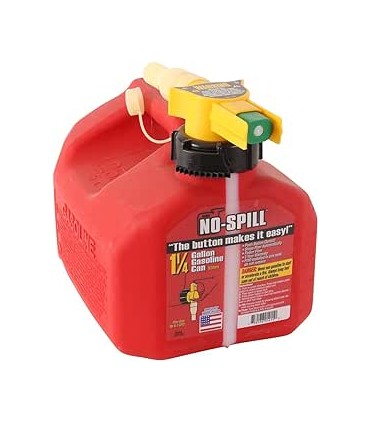 TANICA BENZINA/GASOLIO 5 LITRI -NO SPILL- ORIGINALE,EX HONDA CAN 05, con Beccuccio travasatore con funzione di interruzione auto
