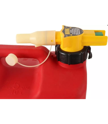 TANICA BENZINA/GASOLIO 10 LITRI -NO SPILL- ORIGINALE,EX HONDA CAN 10, con Beccuccio travasatore con funzione di interruzione aut
