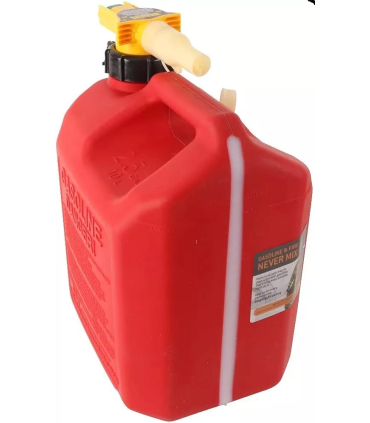 TANICA BENZINA/GASOLIO 10 LITRI -NO SPILL- ORIGINALE,EX HONDA CAN 10, con Beccuccio travasatore con funzione di interruzione aut