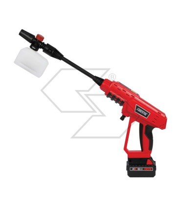 PISTOLA IDROPULITRICE A BATTERIA 20V POTENZA 400W,PRESSIONE MAX 24 BAR, 1 BATTERIA 4AH - FOR720