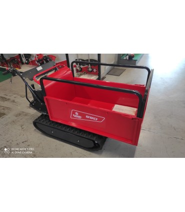 CARRIOLA CINGOLATA BLUE BIRD CARRIER 550, PORTATA 500KG,MOTORE HONDA GP200,POTENZA 6,5CV A BENZINA,MARCE 3 AVANTI,1 INDITRO,PESO