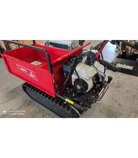 CARRIOLA CINGOLATA BLUE BIRD CARRIER 550, PORTATA 500KG,MOTORE HONDA GP200,POTENZA 6,5CV A BENZINA,MARCE 3 AVANTI,1 INDITRO,PESO