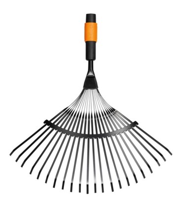 SCOPA PER FOGLIE FISKARS 22 DENTI METALLO ATTACCO QUIKFIT SENZA MANICO - 135201