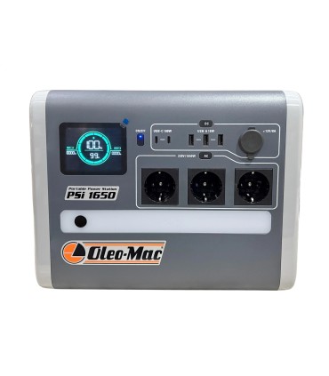 STAZIONE RICARICA OLEO-MAC PSI 1650,220V /12V,POTENZA MASSIMA 1650W,DISPLAY DIGITALE,RICARICA DA PARETE 220V OPPURE DA AUTO 12V.