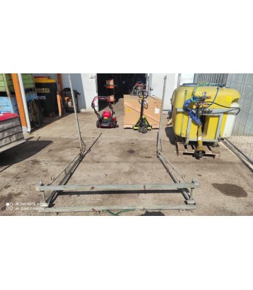 BARRE DISERBO/TRATTAMENTO CON UGELLI E FILTRI,ZINCATE LARGHEZZA 8MT,RICHIUDIBILI.