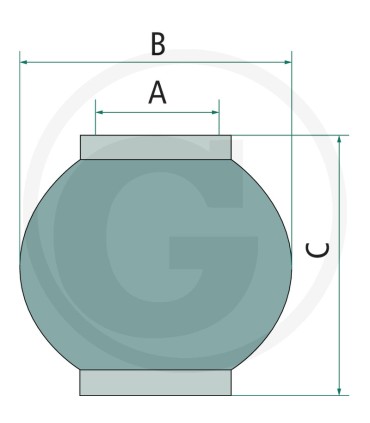ROTULA PER BRACCIO TERZO PUNTO CAT 1 - 20012052