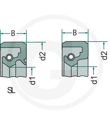 GUARNIZIONE PER ALBERI - 595025X047X07