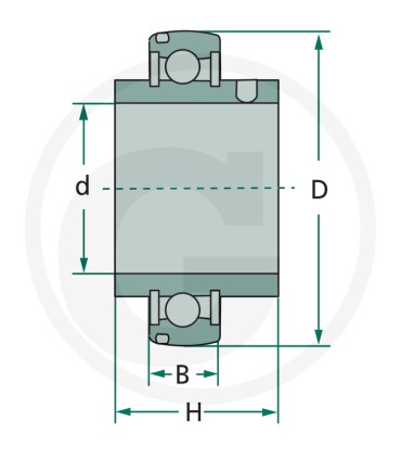 CUSCINETTO DI SERRAGGIO 56206 - 80556206