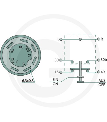 INTERRUTTORE A PULSANTE - 50719008