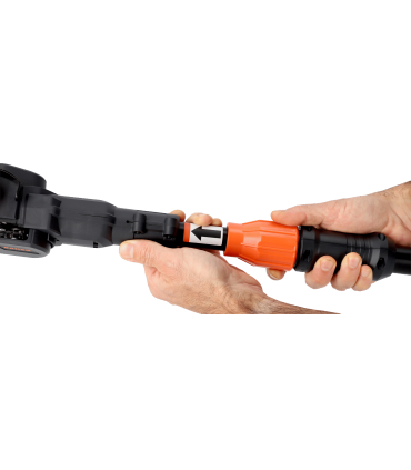 POTATORE TELESCOPICO A BATTERIA BAHCO BCL108PS,CHIUSO 1950MM/APERTO 2600MM,CAPACITA TAGLIO MAX 200MM,CATENA 1/4 1,1 48 MAGLIE,2 