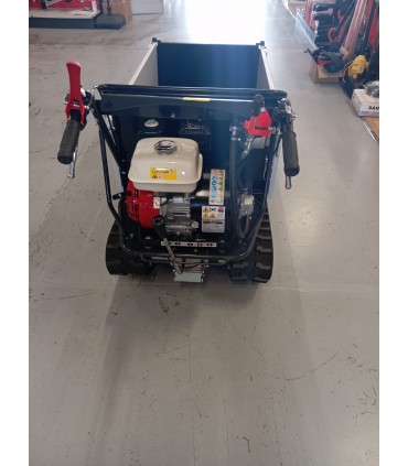 TRASPORTER CINGOLATA GKZ MODELLO GK6500HEI,MOTORE HONDA GX200,POTENZA 5,8CV BENZINA,3 MARCE AVANTI 1 RETROMARCIA,PORTATA 650 KG,