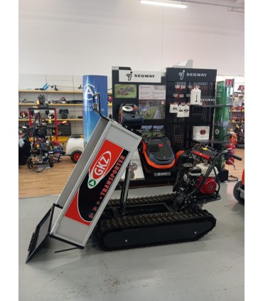 TRASPORTER CINGOLATA GKZ MODELLO GK6500HEI,MOTORE HONDA GX200,POTENZA 5,8CV BENZINA,3 MARCE AVANTI 1 RETROMARCIA,PORTATA 650 KG,