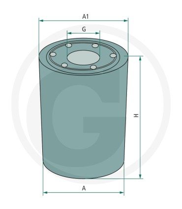 FLEETGUARD FILTRO OLIO MOTORE JOHN DEERE - 739LF678