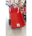 MINI CARRO MORELLATO FRONTALE PER MOTOCOLTIVATORE CON SPONDE ALLARGABILI,STERZO,RIBALTABILE MANUALE,ATTACCO PER MOTOCOLTIVATORE