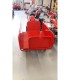 MINI CARRO MORELLATO FRONTALE PER MOTOCOLTIVATORE CON SPONDE ALLARGABILI,STERZO,RIBALTABILE MANUALE,ATTACCO PER MOTOCOLTIVATORE