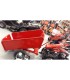 MINI CARRO MORELLATO FRONTALE PER MOTOCOLTIVATORE CON SPONDE ALLARGABILI,STERZO,RIBALTABILE MANUALE,ATTACCO PER MOTOCOLTIVATORE