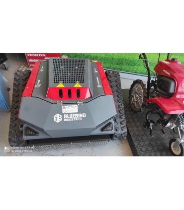 DISTRUGGIERBA  BLUE BIRD RADIOCOMANDATO CONTROLLO REMOTO MODELLO FM 24-70,CINGOLATO,MOTORE BENZINA 12CV,TAGLIO 70 CM,AVANZAMENTO