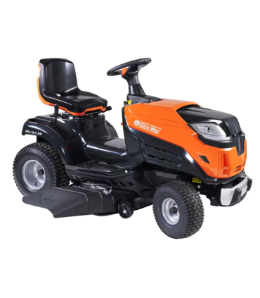 TRATTORINO OLEO-MAC 86L/12,5KM,SCARICO LATERALE BILAMA DA 86CM,AVANZAMENTO MECCANICO,MOTORE EMAK K1250 12 CV,PESO 169 KG