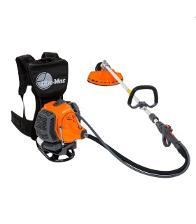 DECESPUGLIATORE OLEO-MAC A ZAINO BCF540,CILINDRATA 52CC,POTENZA 3,3CV,PESO 12,8KG,testina Load&Go Ø 130 mm con filo Ø 3,00 mm -